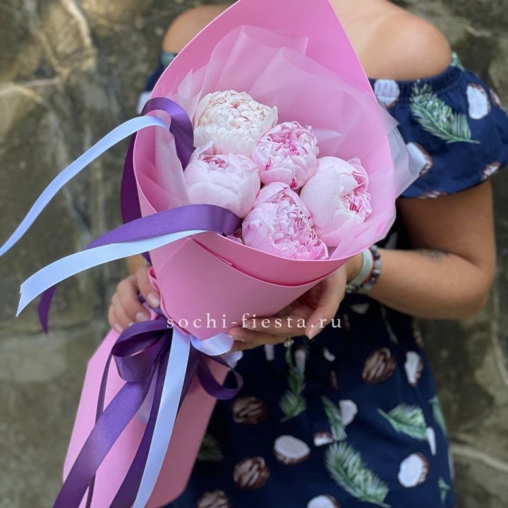 Букет пионов "НАЙ" в Нижнем Новгороде