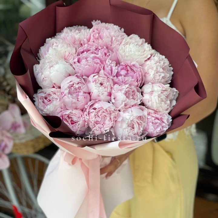 Букет с пионами №5 в Нижнем Новгороде