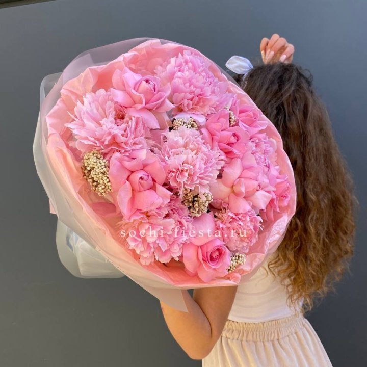  Букет с пионами "Пинки" в Нижнем Новгороде