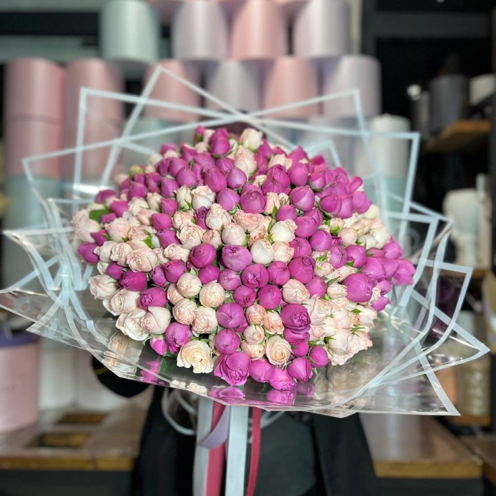 101 кустовая пионовидная роза в Нижнем Новгороде