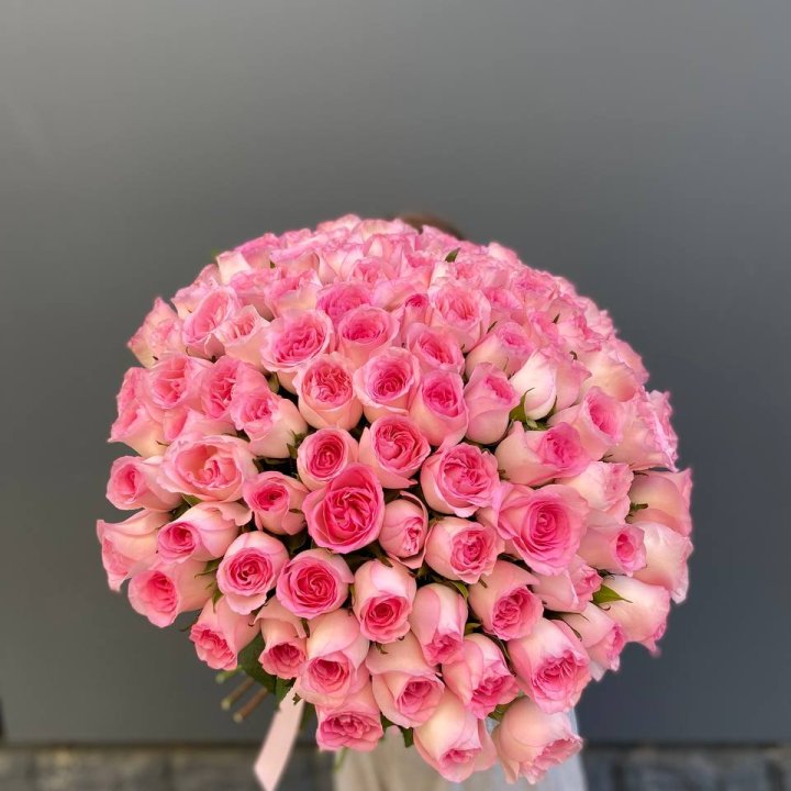 101 розовая роза в Нижнем Новгороде