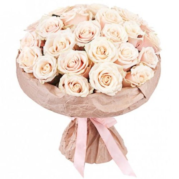 25 кремовых роз "Craft" в Нижнем Новгороде