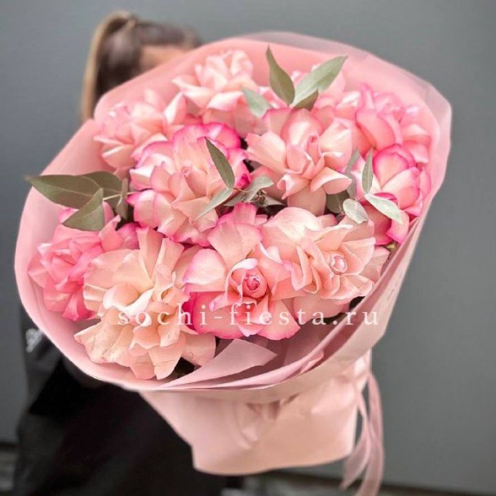 Нежно- розовые французские розы Венди в Нижнем Новгороде