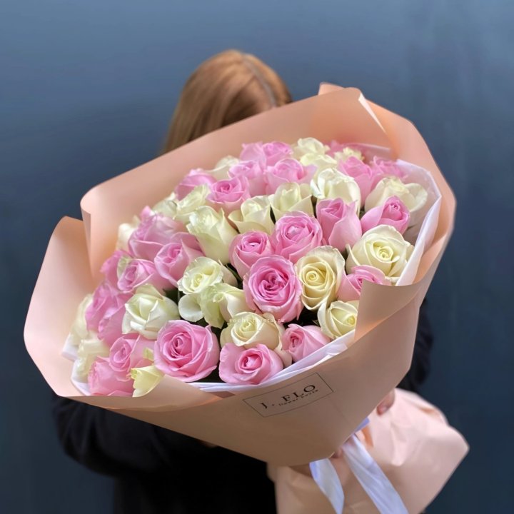 55 роз микс нежности в Нижнем Новгороде
