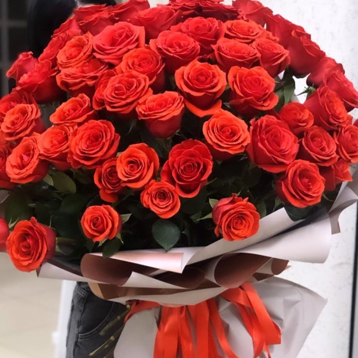 Букет высоких эквадорских роз  в Нижнем Новгороде