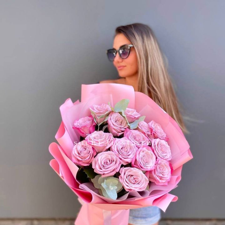 Букет розовых роз 2 в Нижнем Новгороде