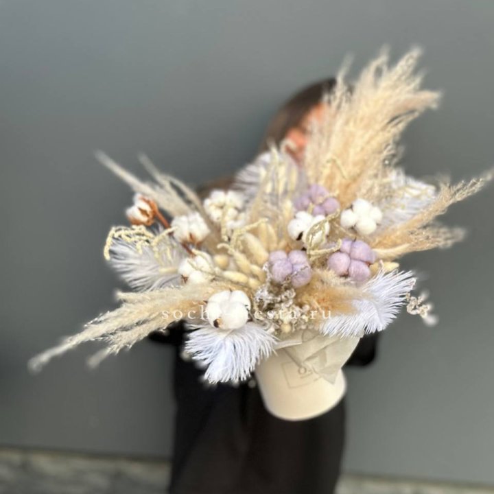 Авторский бокс с сухоцветами №3 в Нижнем Новгороде