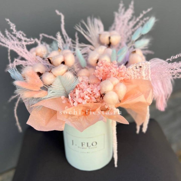 Авторский бокс с сухоцветами №3 в Нижнем Новгороде