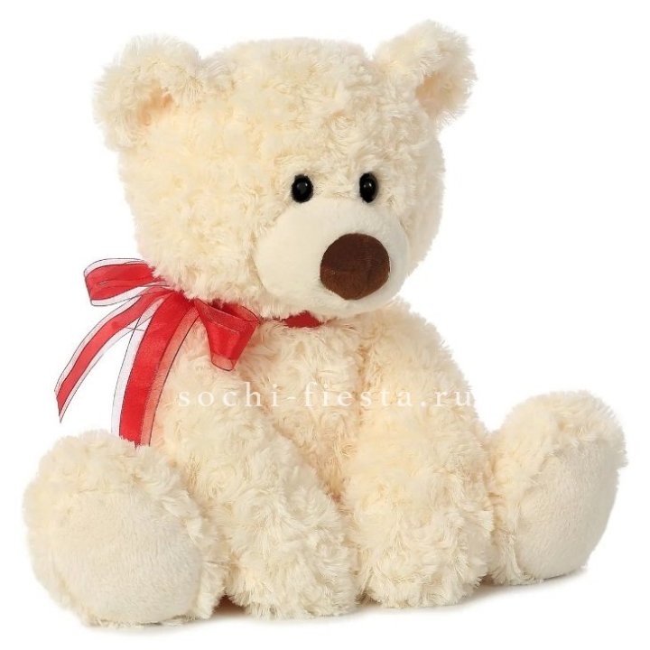 Белый плюшевый мишка  в Нижнем Новгороде