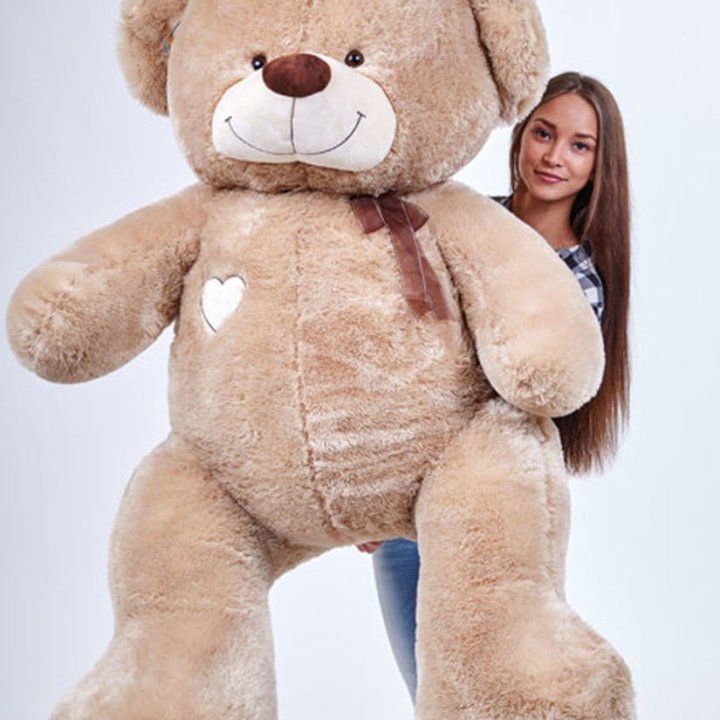 Бурый плюшевый мишка большой в Нижнем Новгороде