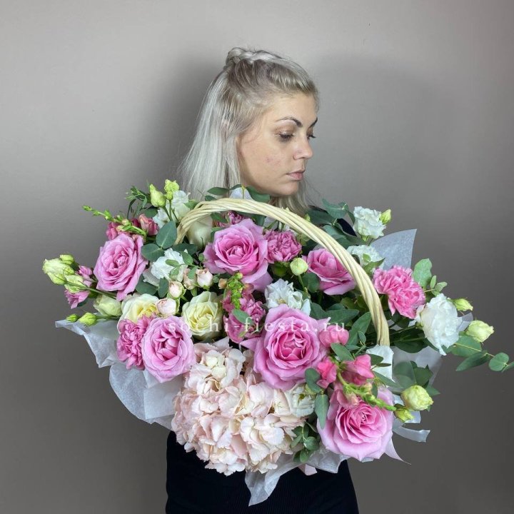 Цветочная корзина № 5 в Нижнем Новгороде