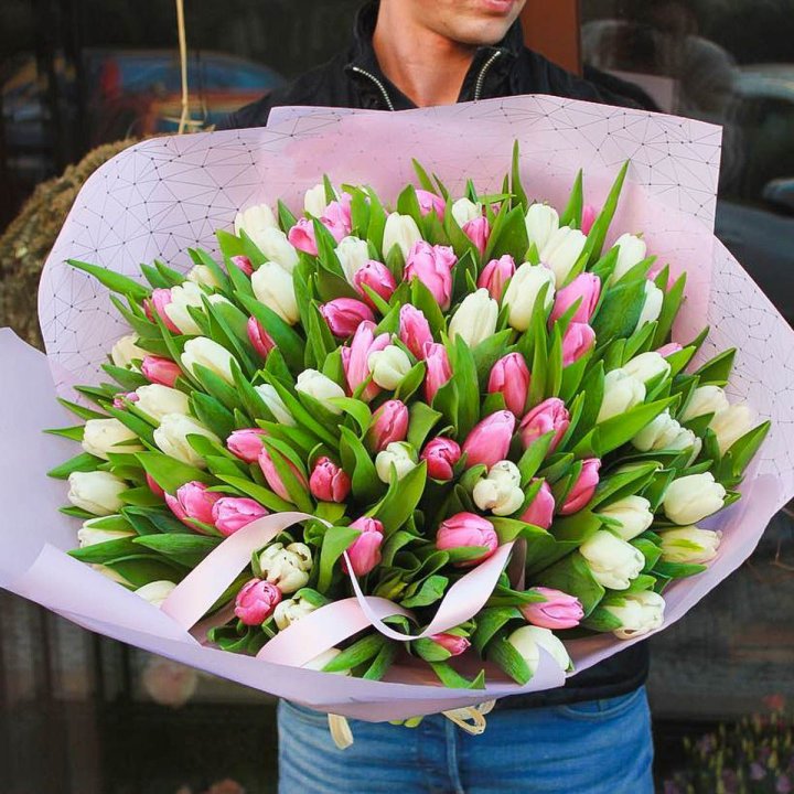 101 тюльпан микс в Нижнем Новгороде